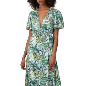 Louna palm print maxi dress